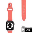 Crong Liquid Band - Apple Watch 42 / 44 / 45 / 49mm szilikon szíj, piros