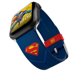   MobyFox DC Comics - Univerzális 22mm-es szíj Apple Watch csatlakozóval, Superman Tactical