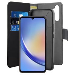   PURO Wallet Detachable - Samsung Galaxy A34 5G flip tok, fekete