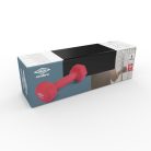 Umbro Dumbbell - egykezes súlyzó, 2kg, piros