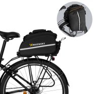 Wozinsky kerékpáros táska, 35L, 35 x 21 x 21cm, csomagtartóra szerelhető, WBB19BK, Fekete