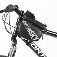   Wozinsky WBB21BK vázra szerelhető kerékpáros táska telefontartóval - WBB21BK, Fekete