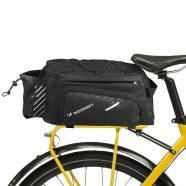 Wozinsky WBB22BK csomagtartóra szerelhető kerékpáros táska (9L) - WBB22BK, Fekete