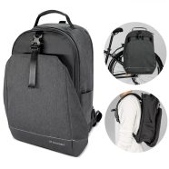 Wozinsky kerékpáros táska és hátizsák, 40L, csomagtartóra szerelhető, WBB33BK, Fekete