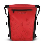 Wozinsky kerékpáros táska és hátizsák, 23L, csomagtartóra szerelhető, WBB31RE, Piros