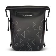Wozinsky kerékpáros táska és hátizsák, 23L, csomagtartóra szerelhető, WBB31BK, Fekete