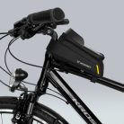 Wozinsky WBB25BK kerékpár váztáska telefontartóval 1L, Fekete