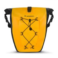 Wozinsky kerékpáros táska, 25L, 60 x 32 x 18 cm, csomagtartóra szerelhető, WBB24YE, Sárga