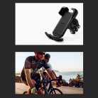 Ugreen LP494 kormányra rögzíthető kerékpáros / motoros telefontartó, 4,6"-6,8"-ig, Fekete