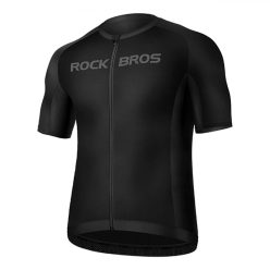   Rockbros 15120002002 - rövid ujjú kerékpáros póló (M), fekete