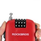 Rockbros 32420981001 - számzáras kerálpárzár, piros