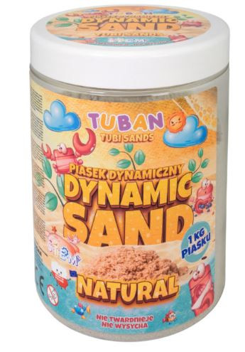 Tuban Dynamic Sand - kreatív homok 1kg, szürke