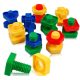 Construction Blocks 30 - montessori játékcsavarok fejlesztő játék 