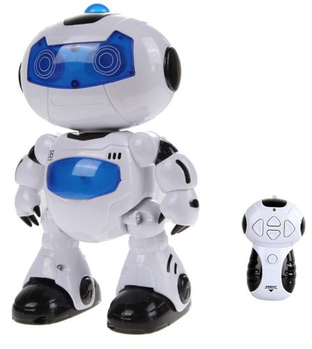 KX9982 - interaktív táncoló robot, Fehér/Kék