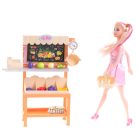 Shopping Doll - eladólány baba zöldségbolttal