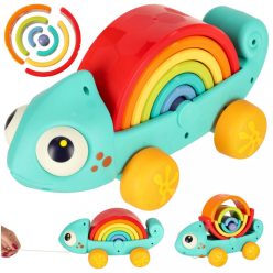   Chameleon Sorter - montessori kaméleon fejlesztő játék, többszínű