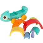 Chameleon Sorter - montessori kaméleon fejlesztő játék, többszínű