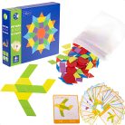 Montessori Puzzle 155 - 155db-os fa montessori oktató kirakó játék