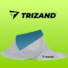 Trizand 10182 strandsátor, 220x120x90cm, türkiz/szürke