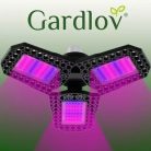 Gardlov 20440 108 LED-es növénylámpa, fekete