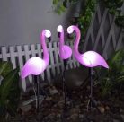 Gardlov Flamingo 21151 napelemes kerti lámpa, rózsaszín/fekete