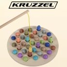 Kruzzel 22410 - mágneses horgászjáték, többszínű