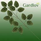 Gardlov 22557 12db-os rózsalevél kerti dekoráció, 47cm, zöld