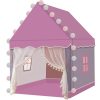 Kruzzel 22653 gyermek sátor, 130 x 100 x 115 x cm, rózsaszín