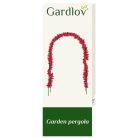 Gardlov 1719 növényfuttató kerti pergola, fekete