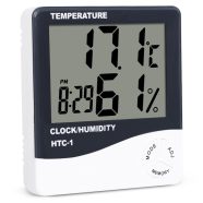   VG - 01102 - digitális hőmérséklet mérő és óra, Fehér
