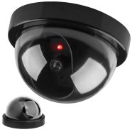   Dummy Camera Dome - valósághű megjelenésű álkamera és mozgásérzékelő, Fekete