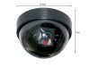 Dummy Camera Dome - valósághű megjelenésű álkamera és mozgásérzékelő, Fekete