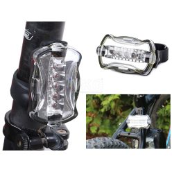   VG 14058 kerékpáros nyeregcsőre vagy vázra rögzíthető hátsó lámpa, fehér