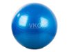 VG - 14172_N felfújható gumi gimnasztikai labda csíkos mintával, 65cm, lábpumpával, Kék