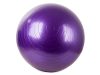 VG - 14173_F felfújható gumi gimnasztikai labda csíkos mintával, 75cm, lábpumpával, Lila