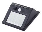 VG 01376 20 led-es napelemes lámpa mozgás- és alkonyérzékelővel, fekete
