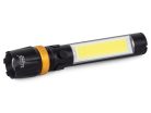 Bailong BL-1016C 2 az 1-ben LED USB taktikai zseblámpa, fekete