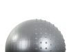 VG - 14282_S felfújható gumi gimnasztikai labda, 55cm, lábpumpával, Ezüst