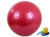 VG - 14284_CZE felfújható gumi gimnasztikai labda, 70cm, lábpumpával, Piros