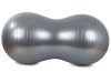 VG - 14285_S felfújható gumi gimnasztikai labda, 40 / 90cm, lábpumpával, Ezüst
