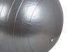 VG - 14285_S felfújható gumi gimnasztikai labda, 40 / 90cm, lábpumpával, Ezüst