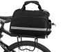 VG 14335 kerékpár csomagtartó táska, 31 cm x 23 cm x 17 cm, fekete