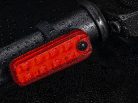 VG 08331 LED USB hátsó kerékpár lámpa, piros