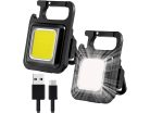 Bailong VG-08368 LED COB mágnes USB zseblámpa sörnyitó, fekete