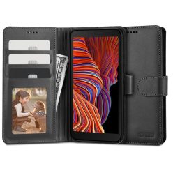   Tech-Protect Wallet 2 - Samsung Galaxy Xcover 5 flip tok, fekete