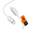 Kábel töltéshez és adatátvitelhez Spigen ArcWire PB2200, USB Type-C/Lightning, MFI, 2m, fehér