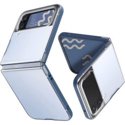   Spigen Cyrill Color Brick - Samsung Galaxy Z Flip 4 ütésálló tok, áttetsző/kék