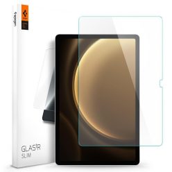   Spigen Glas.Tr Slim - Samsung Galaxy Tab S9 FE (X510 / X516B) tablet üvegfólia, átlátszó