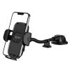 Tech-Protect V3 Universal Long Arm - autós telefontartó szélvédőre és műszerfalra, fekete