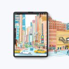 Hofi Paper Pro+ 2 pack - Apple iPad 10.9 (2022) tablet kijelzővédő fólia, átlátszó